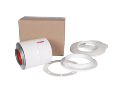 Начальный участок вертикальный коаксиальный ROMMER 60/100 в комплекте фланец (Арт. RCA-6010-240100)