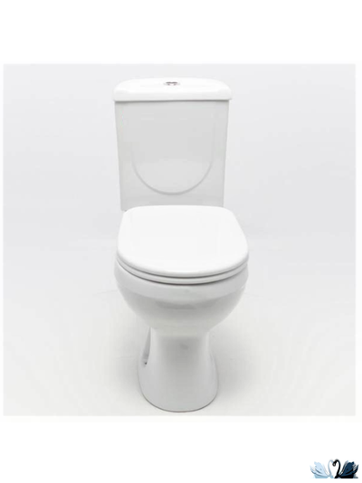 Унитаз с бачком Оскольская керамика Ирида, белый, Стандарт (сиденье арматура УКЛАД)