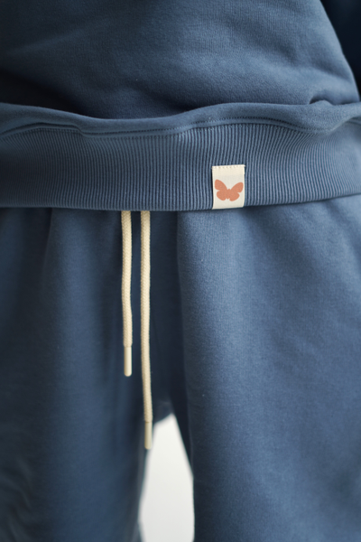 ШОРТЫ УНИСЕКС "ПРИЯТНО" ГОЛУБЫЕ