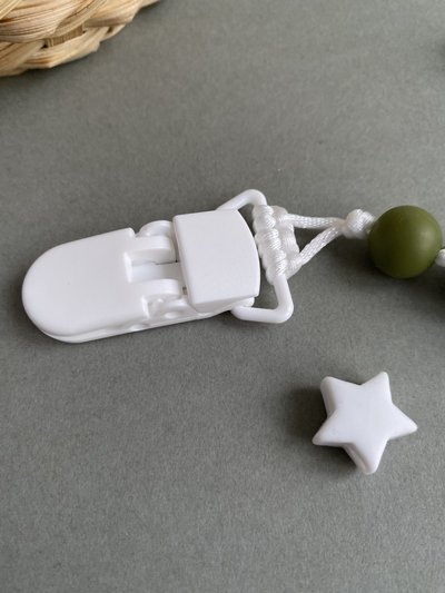 Держатель для пустышки ЛИСТ МОНСТЕРА