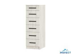 КОМОД ФИЕСТА (дуб крафт белый), 400*1200*500