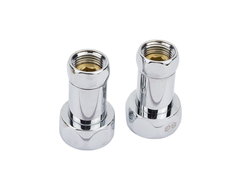 Прямые соед. с двумя накидными гайками для полотенцесушителя (хром) 1"г*3/4"г (ПАРА)  [98359]