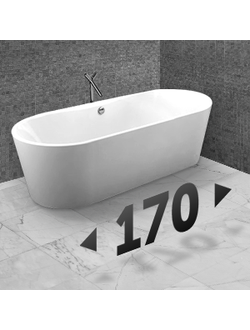 Стальные ванны длина 170 см