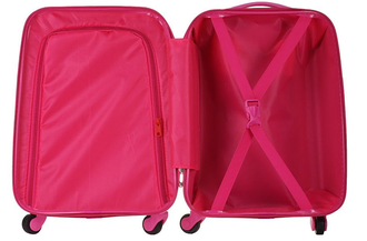 Детский чемодан Кукла розовый