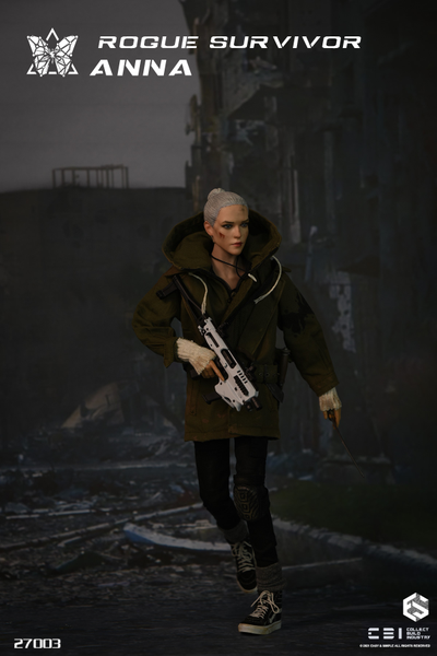 Бродяга Анна - Коллекционная ФИГУРКА 1/6 Rogue Survivor Anna (27003) - CBI x Easy&Simple