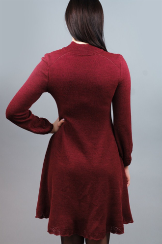 Платье женское ДТЖ005-16 бордовый (48)