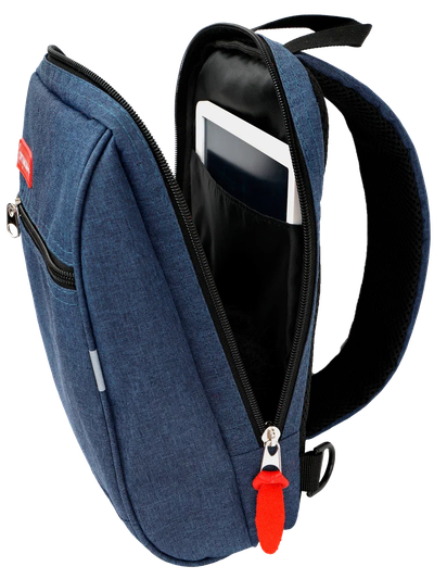 Рюкзак с одной лямкой - сумка на грудь Optimum XXL RL, синий