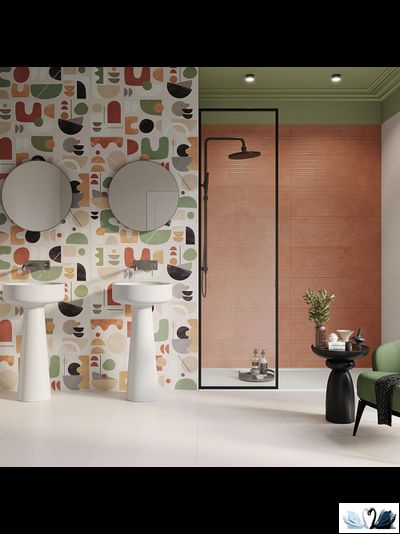 Плитка Gracia Ceramica Wabi-Sabi green wall 01 30x90 настенная