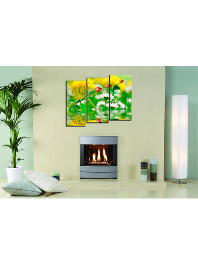 Модульная картина "Семья божьих коровок"