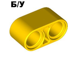 ! Б/У - Technic, Liftarm Thick 1 x 2, Yellow (43857 / 4187122) - Б/У