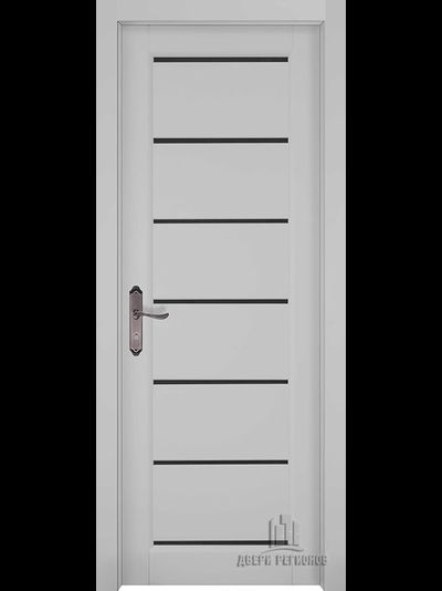 Полотно Премьер + ПО массив ольхи грей стекло мателюкс графит