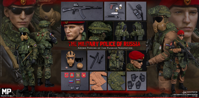 Боец военной полиции ВС РФ в Сирии - Коллекционная ФИГУРКА 1/6 Armed Forces of the Russian Federation - RUSSIAN MILITARY POLICE (78086) - DAMTOYS