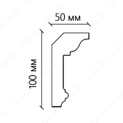 Карниз гладкий S6K7