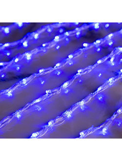 Светодиодная гирлянда "Водопад" 60# (синий ) 2х2м 5шт