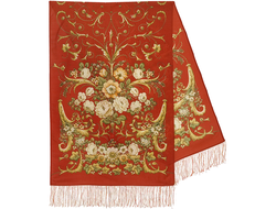 Павловопосадский палантин Дива 1474-55