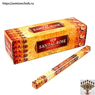Благовония Сандал Роза (HEM) (Incense Sandal Rose (HEM))