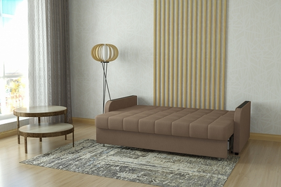 ДВУСПАЛЬНЫЙ КОМПАКТНЫЙ ПРУЖИННЫЙ ДИВАН-КРОВАТЬ ВИКТОРИЯ, МЕТАЛЛОСКЕЛЕТ С МЕХАНИЗМОМ ЕВРОКНИЖКА В МОСКВЕ НЕДОРОГО