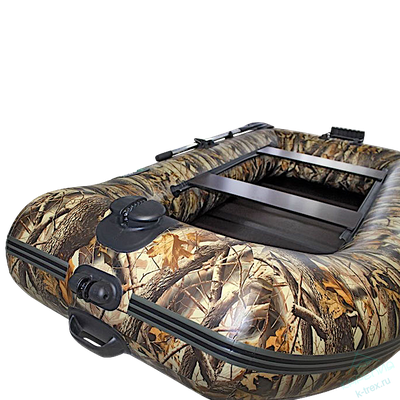 Лодка ПВХ Pelican Гавиал Гребная 260НТ Classic Камуфляж с бронёй 23см и рымом с роликом