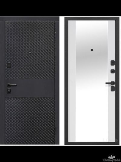 Ника Зеркало Фацет Эммалит белый