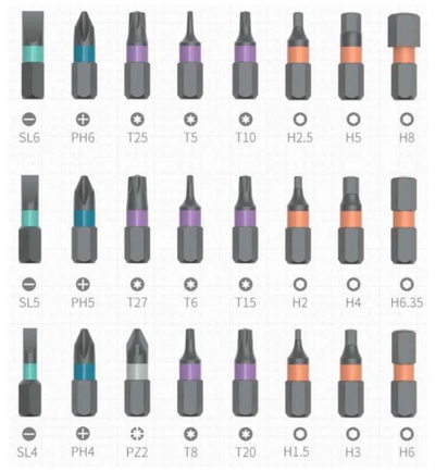Набор инструментов Xiaomi Mijia ATuMan Duka RS-1 24 in 1