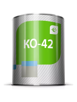 Краска КО-42  обладает высокой водостойкостью.