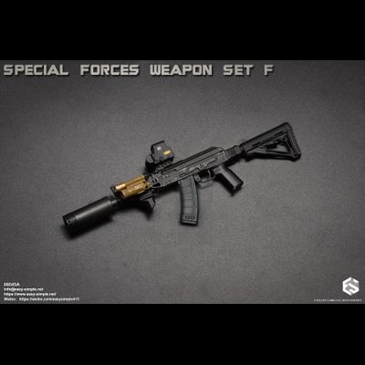 Автомат АКС-74У с комплектом аксессуаров и снаряжения (Special Forces Weapon Set) - 1/6 (06045A) - Easy&amp;Simple
