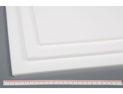 Фторопласт листовой  8 мм (300х300 мм) ТУ 6-05-810-88