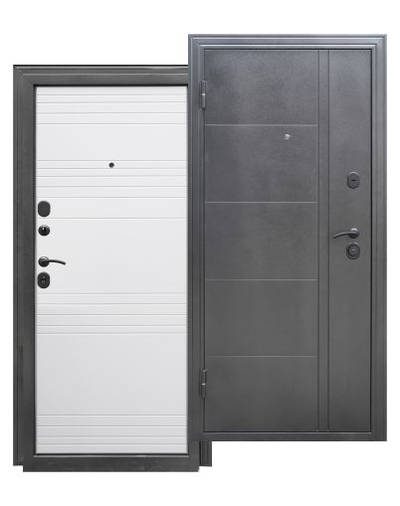 Дверь Входная - "Олимп" белый софт