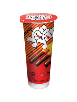 Печенье Meiji Yan Yan Топинг с шоколадным кремом 30 гр (10 шт)*8