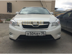 Защита радиатора Subaru XV 2012-2016 black