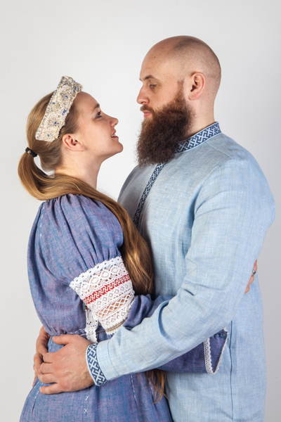 Платье льняное "На любовь"