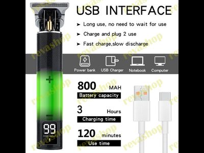 Машинка для стрижки волос аккумуляторная-с сменными насадками