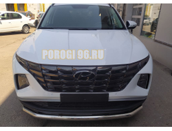Защита переднего бампера d60 для Hyundai Tucson 2021-