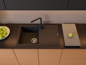 МОЙКА OMOIKIRI SUMI 79A WG (4997099), WIND GREEN