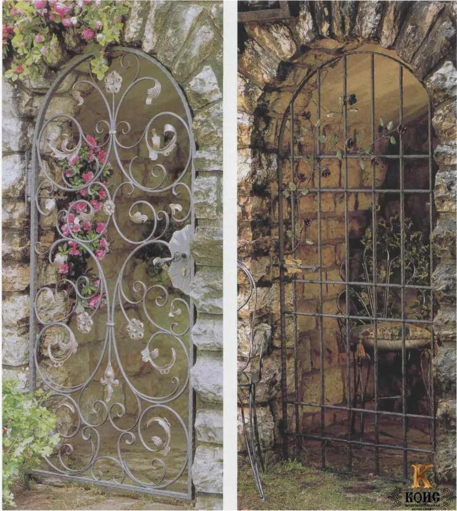 кованые ворота и калитки