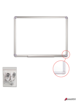 Доска магнитно-маркерная STAFF, 45×60 см, алюминиевая рамка, ГАРАНТИЯ 10 ЛЕТ. 235461