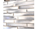 Декоративный облицовочный камень под кирпич Kamastone Царский высокий 2822, белый с серым с перламутровым отливом