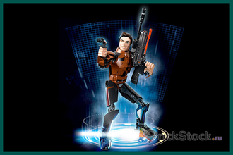 # 75535 Сборная Фигура «Хан Соло» / “Han Solo” Buildable Action Figure (2018)