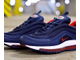 Nike Air Max 97 Синие с красным (41-45) Арт. 030MF-A