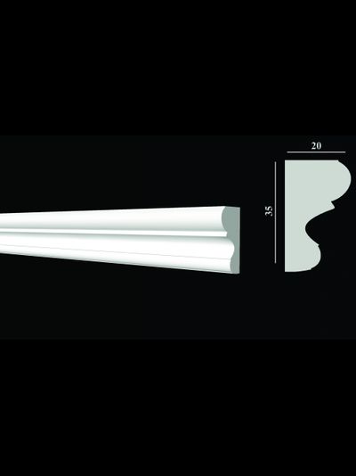 Молдинг из дюрополимера Decor Dizayn DD607, 2 метра