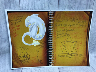 Дневник 5 Гравити Фолз, 120 страниц с картинками