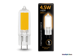 Gauss LED T16 4.5w 830/840 AC220-240v G9