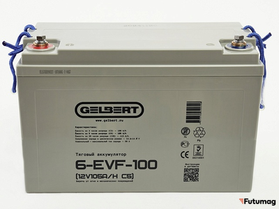 Тяговый аккумулятор Gelbert 6-EVF-100 (12V105A/H C5)