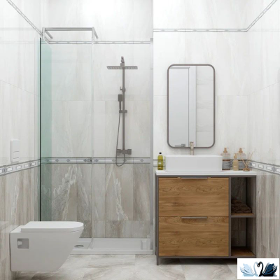 Керамогранит Eurotile Istambul GP Grey 41,2x41,2 см напольная матовая под мрамор Breccia Oniciata