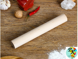 Скалка деревянная прямая, 24×3 см, берёза