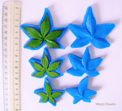 "Девичий виноград пятилистник" Силиконовый молд (вайнер)