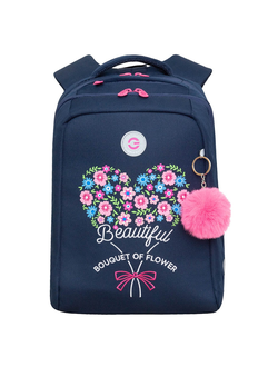 Рюкзак школьный GRIZZLY RG-466-4 Синий