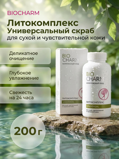 Литокомплекс 200 г УНИВЕРСАЛ ДЛЯ СУХОЙ, чувствительной и нормальной кожи.