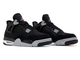 Nike Air Jordan 4 Retro Black White (Черные) Арт 2 сбоку