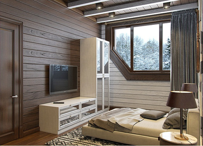 Гостиница из рубленного бревна "Дом охотника", 750 м2